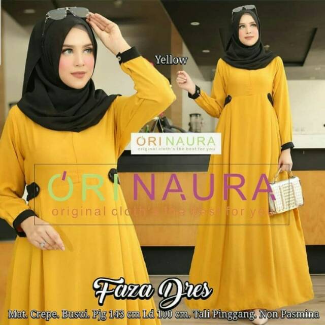 gamis muslim fazza st dress