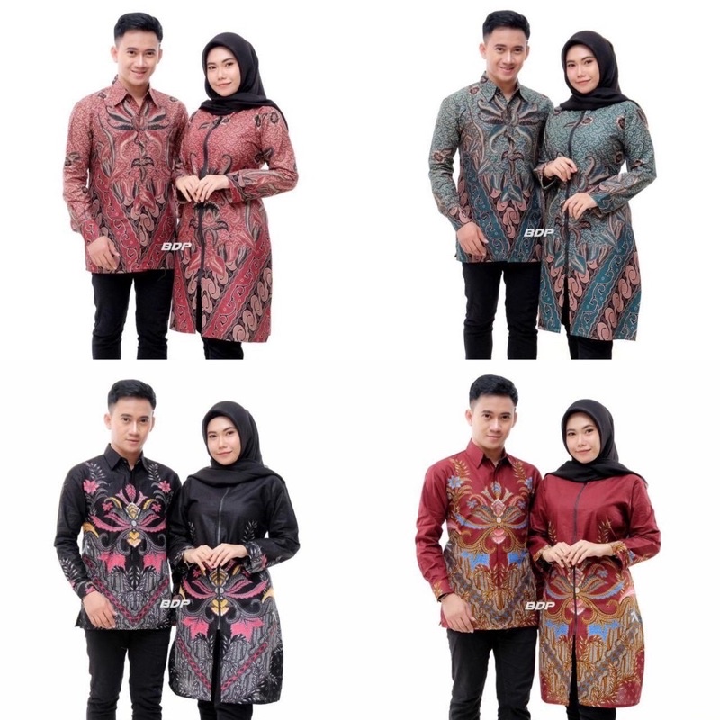 Maura Couple - Sania Ruffle Batik Couple ori Ndoro jowi DNT Garansi Termurah Shopee - Couple Aulia