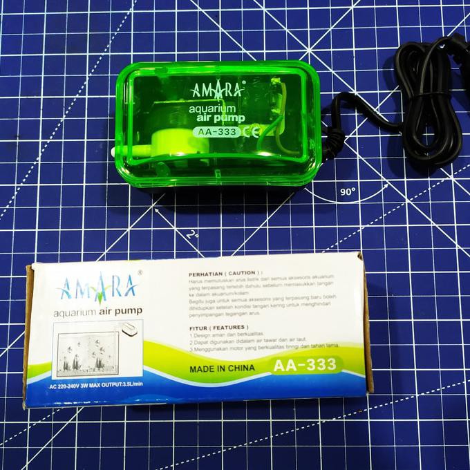 NEW STOCK AMARA AERATOR AIR PUMP AA 333 AA333 POMPA UDARA 1 LUBANG