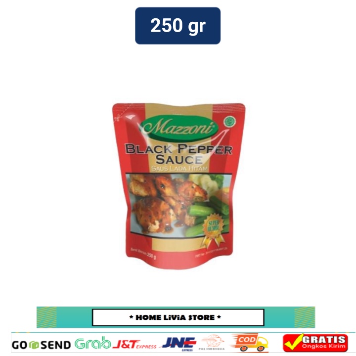 

Mazzoni Saos Lada Hitam 250 gr