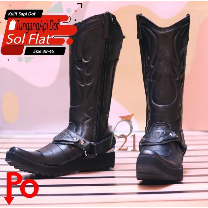 TUNGGANG API DOF SOL TEBAL / SEPATU PRIA / P21