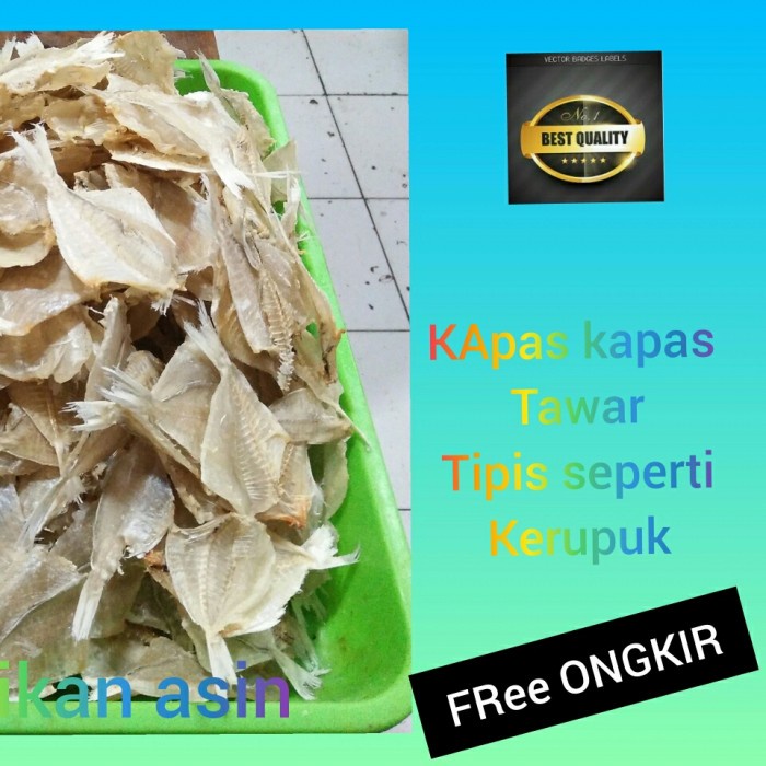 

ikan asin kapas tawar 1 kg