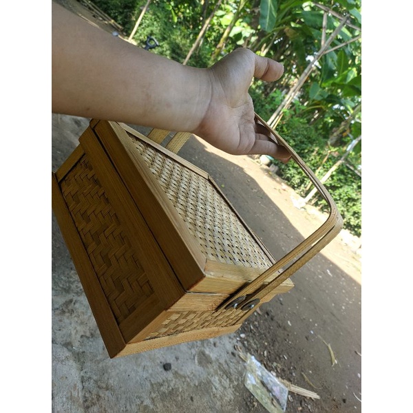 Keranjang bambu/Box Hampers/Besek/Sokase/Keranjang Buah