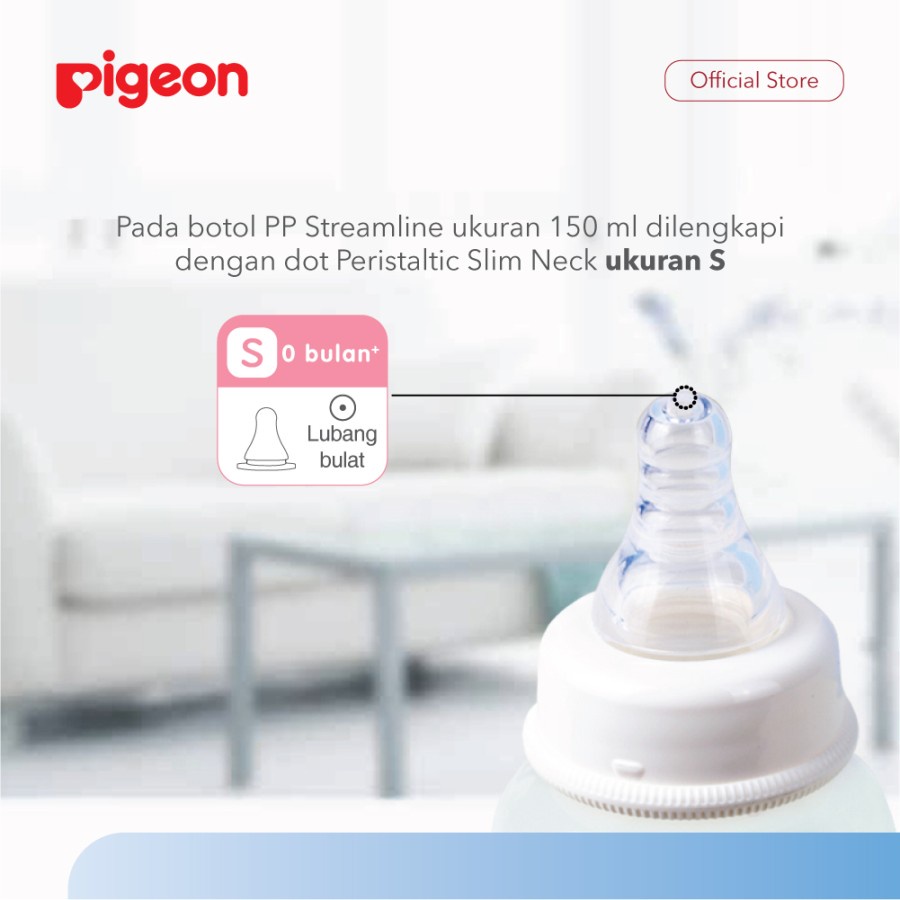 Makassar! Botol Bayi Pigeon PP Streamline Flexible 150 ML