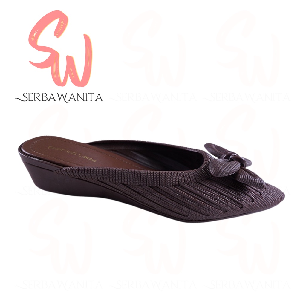 Selop Wedges Wanita Korea Jelly Pita Terbaru Porto DTA-1