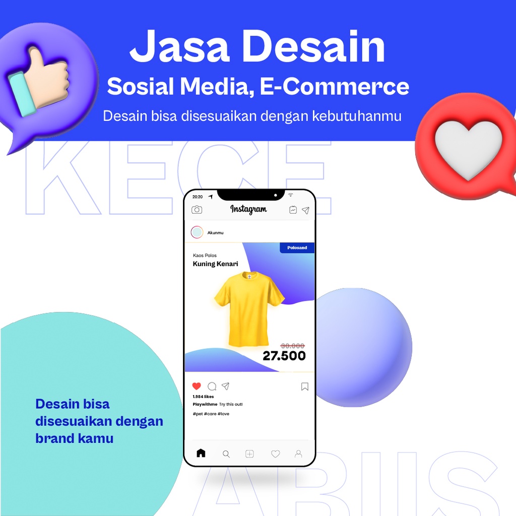 3 Desain Konten Instagram Murah Berkualitas