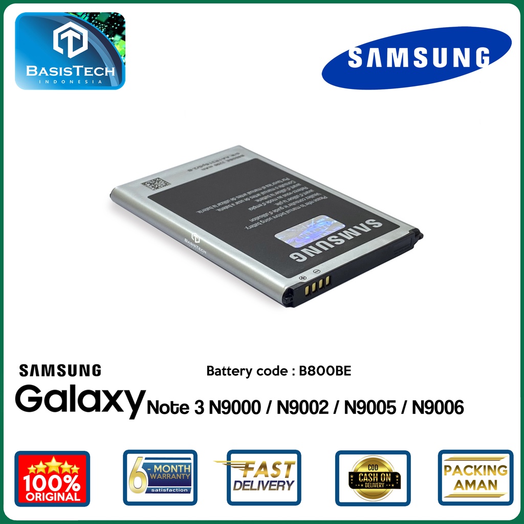 BATERAI SAMSUNG NOTE 3 N9000 N9002 N9005 N9006 - B800BE - ORI