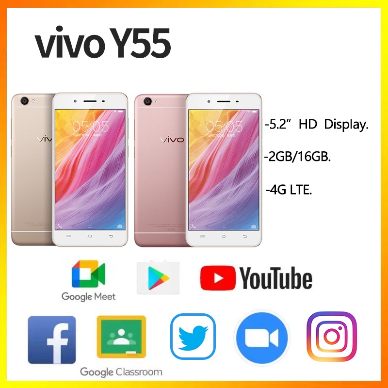 VIVO Y55 RAM 2/16GB DUAL SIM Smartphone bergaransi seller