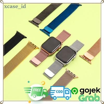 I WACTH Milanese Stainless Magnet Strap for Apple Watch Band