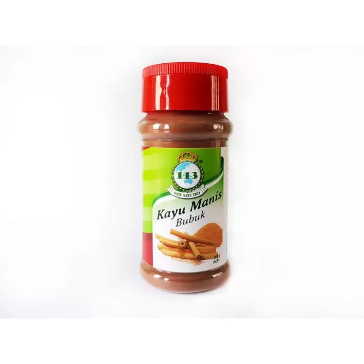 Kayu Manis Bubuk Cap 113 60gr | Cinnamon Powder 12gr