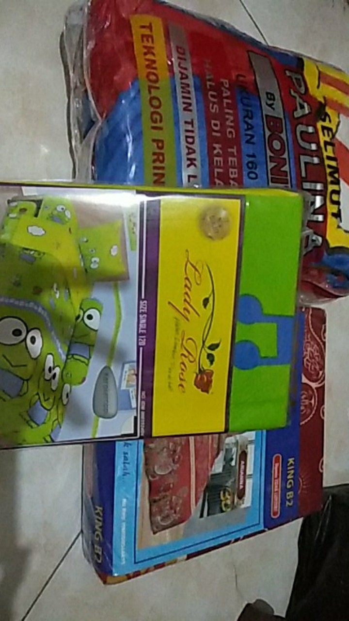 Sprei / Seprai Bonita 3d Disperse Motif2 Kembang