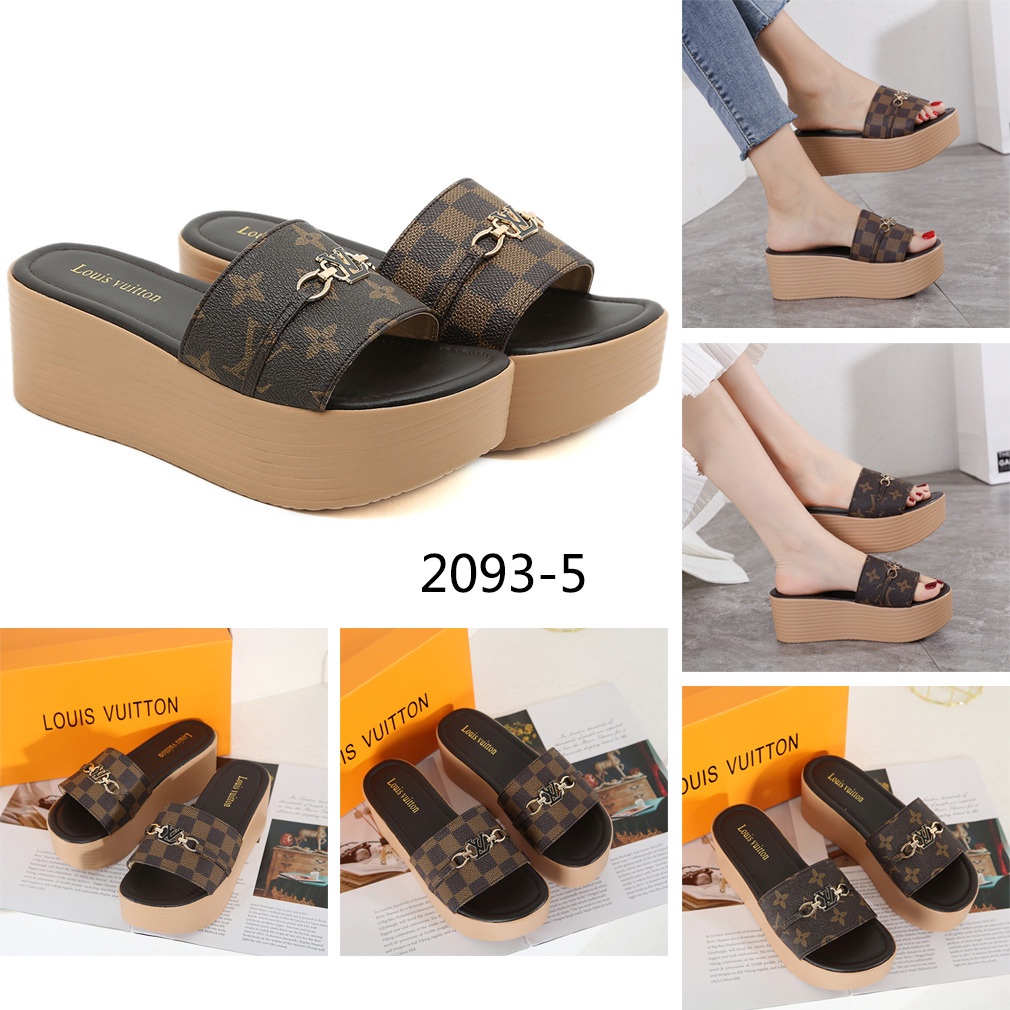 Wedges Platform slide Mule Sandals #2093-5