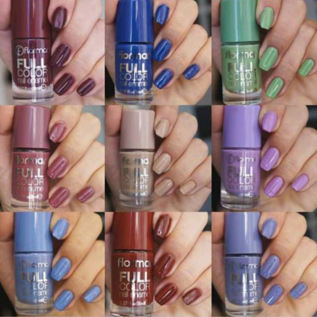 (PART 3) Flormar Full Color Nail Enamel / Kutek Flormar / Kutek Halal Flormar Turki