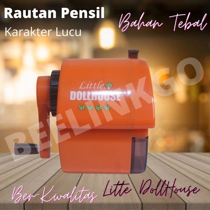 Rautan Serutan Raut Korotan Peruncing Pensil Meja Model Putar Ukuran Besar Kokoh kuat Karakter Lucu 