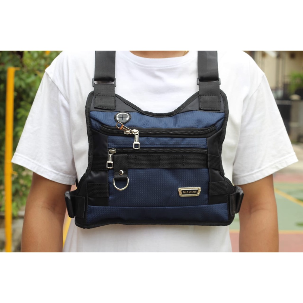 Tas Dada Polo Amstar Chest Bag Bahan Cordura Tas Selempang