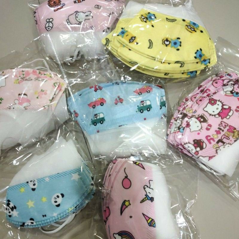 MASKER DUCKBILL KARAKTER ANAK MOTIF RANDOM HARGA SATUAN