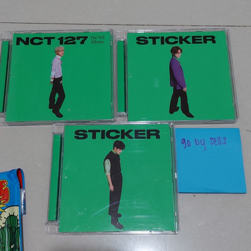 JEWEL CASE ONLY STICKER YUTA JUNGWOO TAEIL HOT SAUCE JISUNG CHENLE