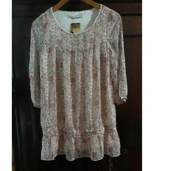 tunik bunga import