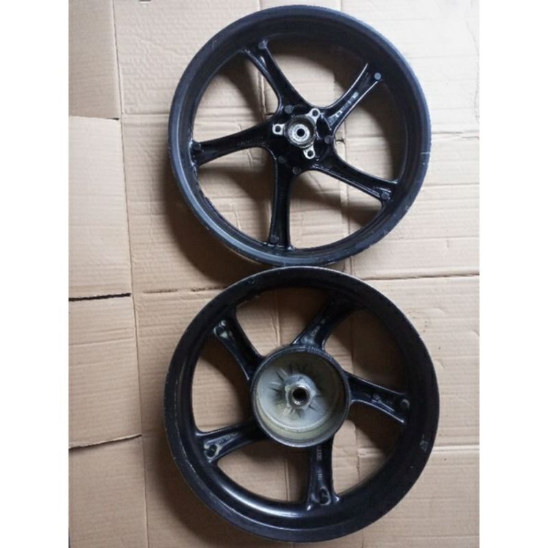velg set Mio m3, Mio z soul GT 125 tapak lebar original