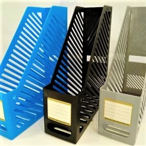 TERBARU BOX FILE PLASTIK/DESKOP ORGANIZER RAK UNTUK BUKU DOKUMEN