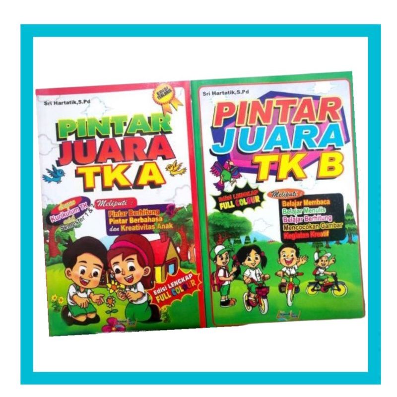 Buku Anak Pintar Juara TK A & TK B (Paket 2 Buku)