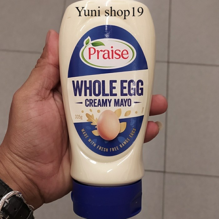 

praise real whole eggs creamy mayo 335g