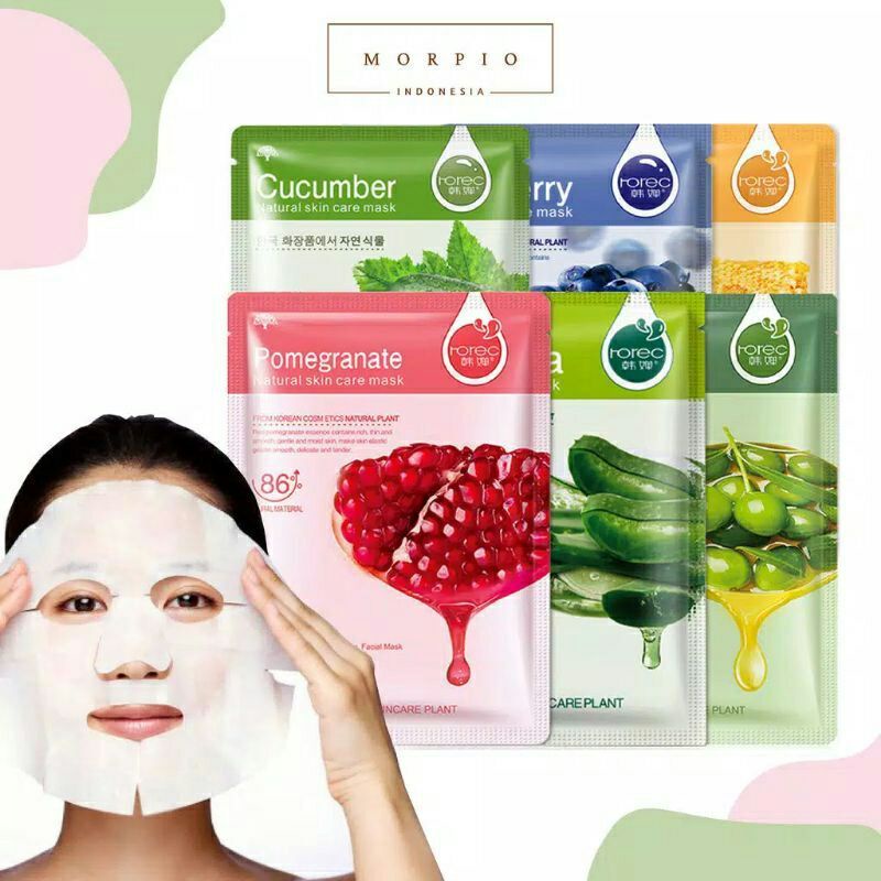 Rorec / Hchana Sheet Mask All Varian // Masker Wajah Rorec BIMG