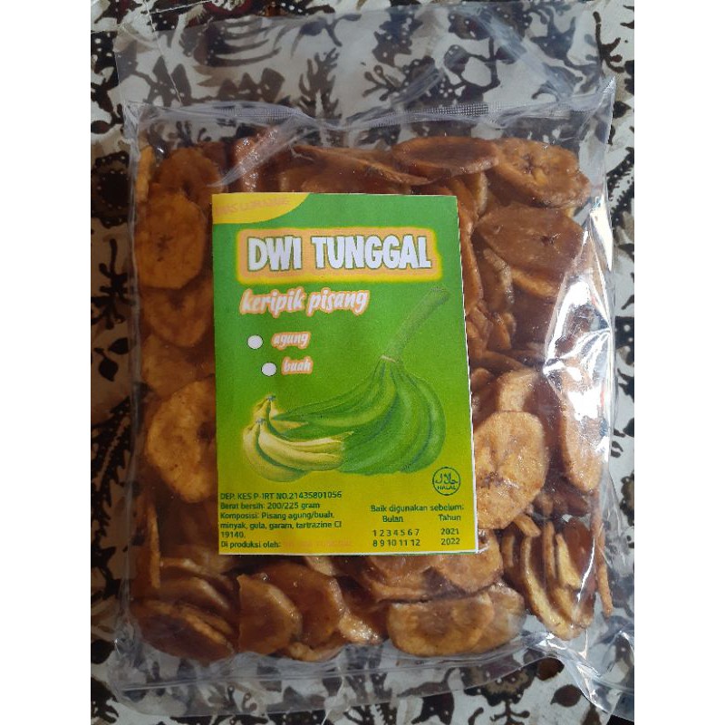 

keripik pisang buah manis 225g