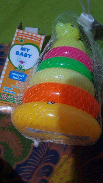 Mainan Ring Donat Bebek