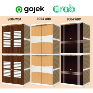 NAIBA LEMARI PLASTIK LEMARI PAKAIAN PLASTIK LEMARI PAKAIAN PLASTIK SERBAGUNA NAIBA 9004 NAIBA