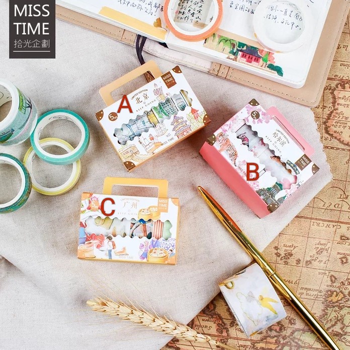 

Spesial China Cities Washi Masking Tape Set (Isi 4) Hot Sale