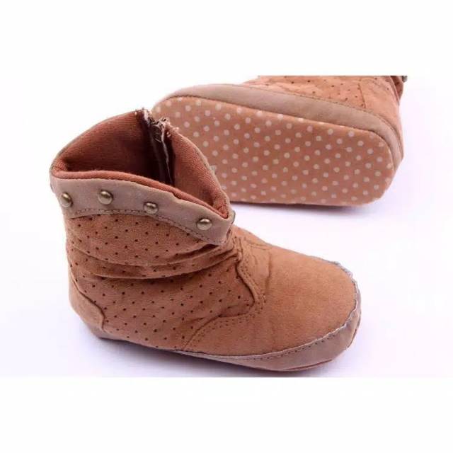 Sepatu boots baby rumbai - sepatu bayi - boots prewalker