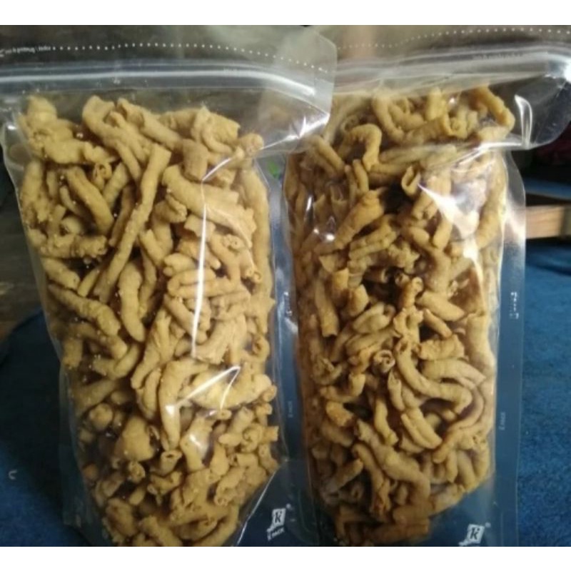 

Kripik Usus Ayam/Kripik Usus Crispy/Original 250 gram