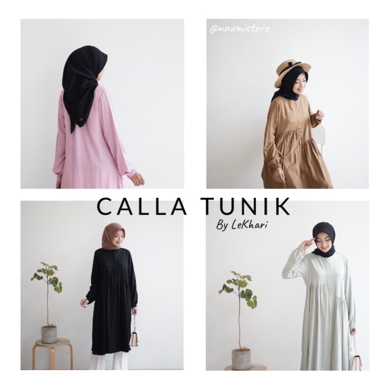 CALLA tunik by le khari tunik Rayon twill