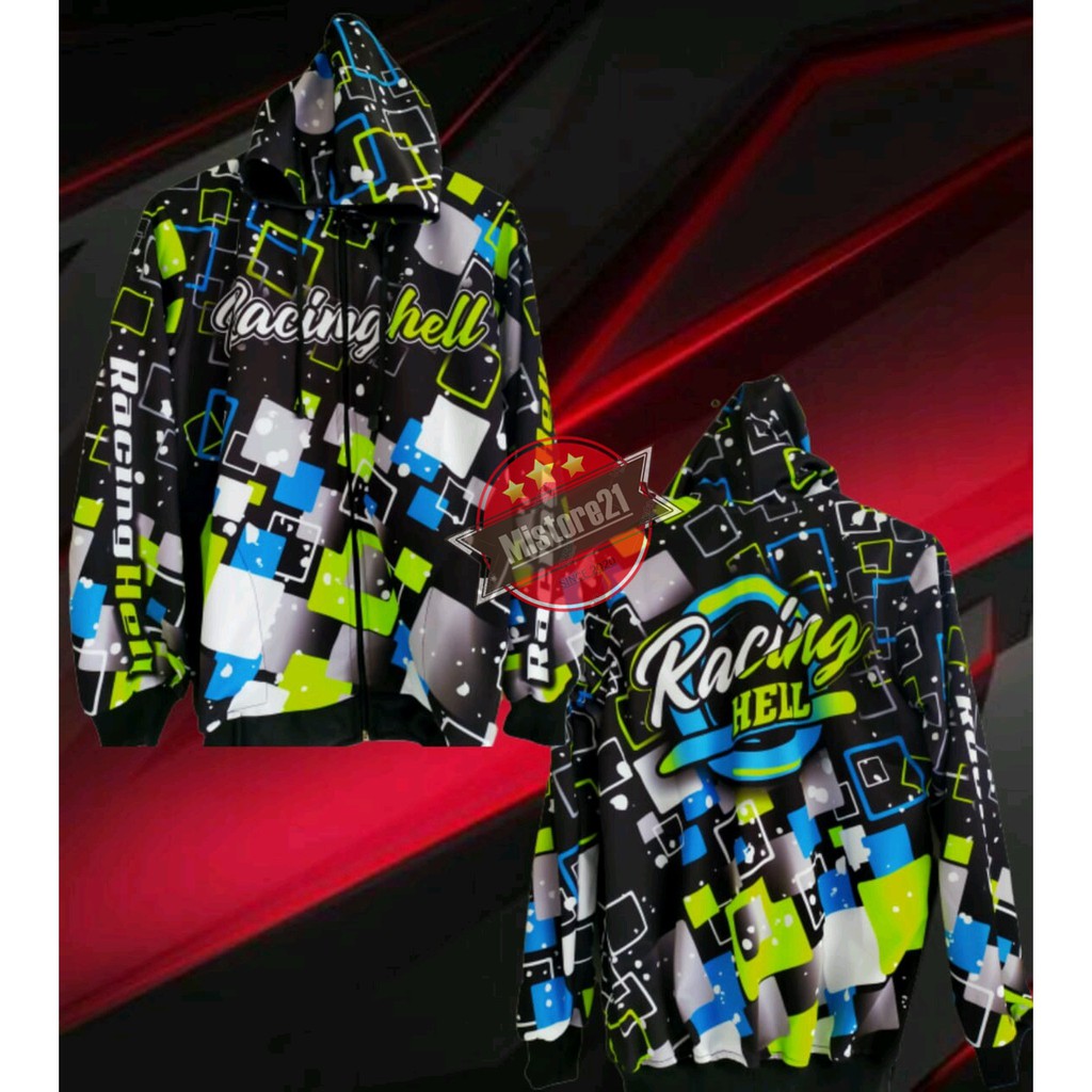 TERLARIS JAKET RACING HELL FULLPRINTING