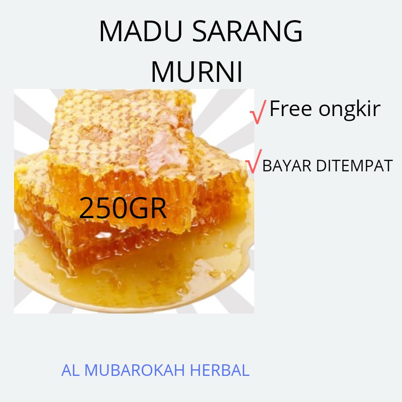 

Madu Sarang Murni Kemasan 250 gr