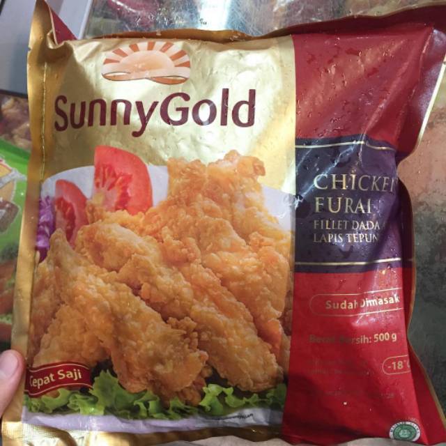 

Sunny gold chicken furai daging fillet 500grm