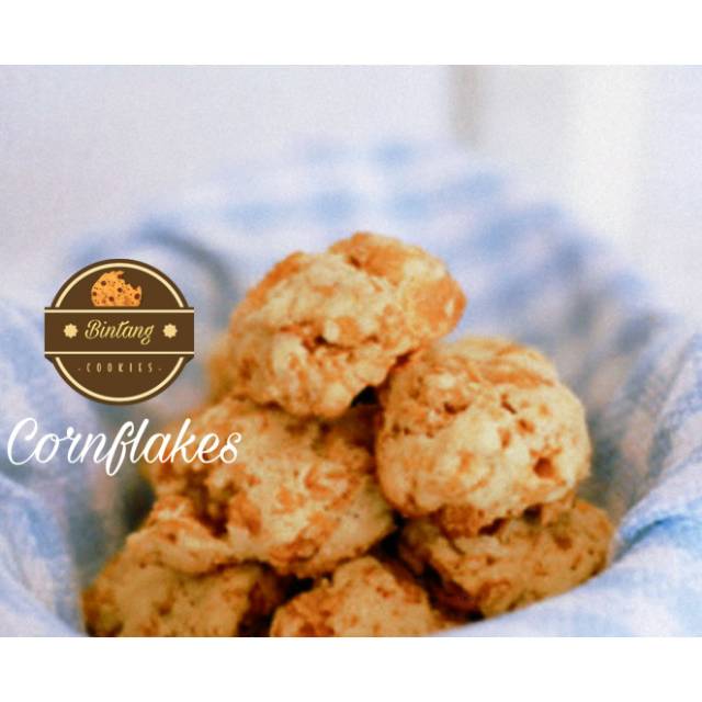 

Kue kering Lebaran Cornflakes Cookies