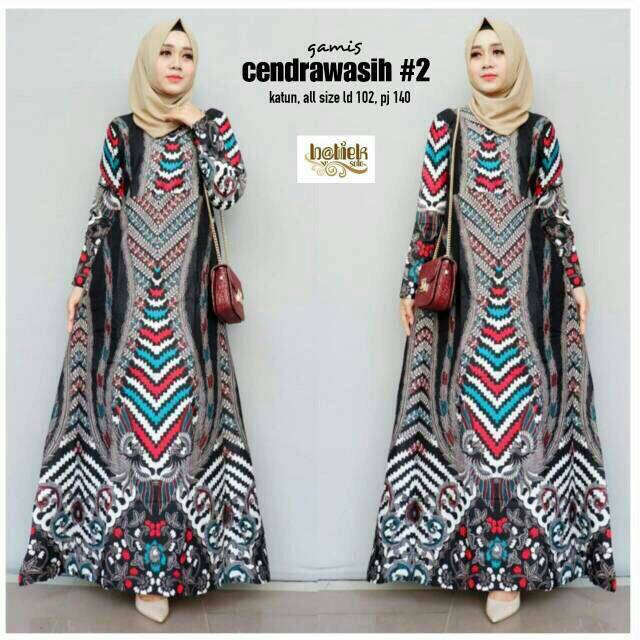 Gamis Batik Motif Cendrawasih Warna Abu Hitam Baju Muslim Longdress Busui Friendly Ibu Hamil Shopee Indonesia