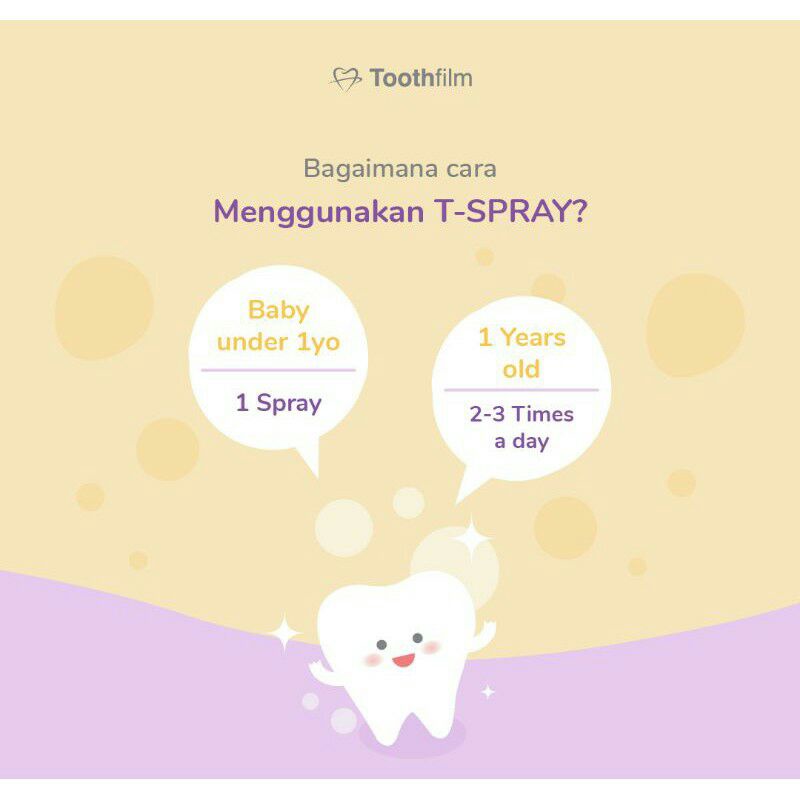 T Spray Kids Mouth Spray TSpray Kids Toothfilm