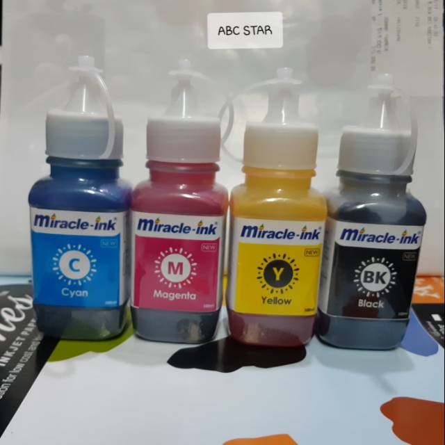 Tinta printer merk Miracle-Ink 100 ml
