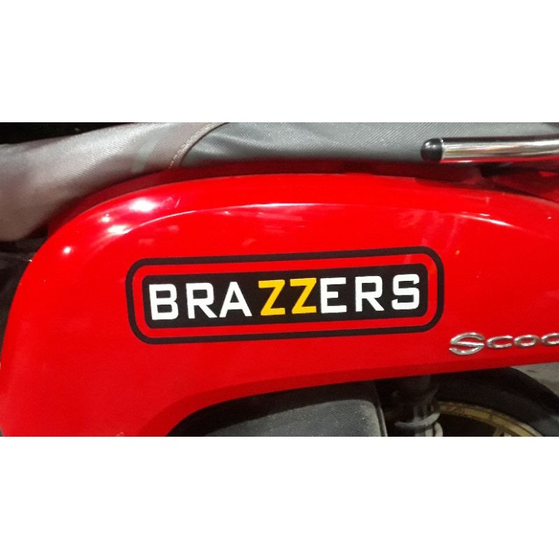 stiker cutting satu set BRAZZERS BODY MOTOR SCOOPY, VESVA MATIC, NMAX, PCX