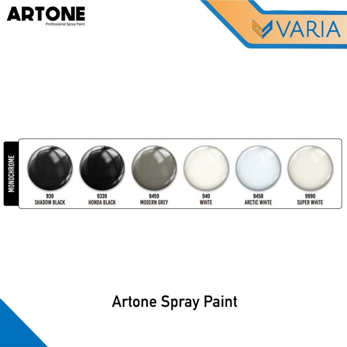 Artone Spray Paint 300 cc Cat Semprot Pylox Pilox Black Hitam 939