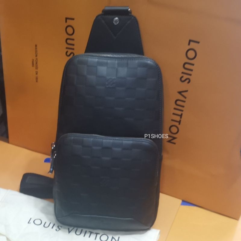 tas slingbag lv avenue mirror vip bodybag tas pria tas cowok