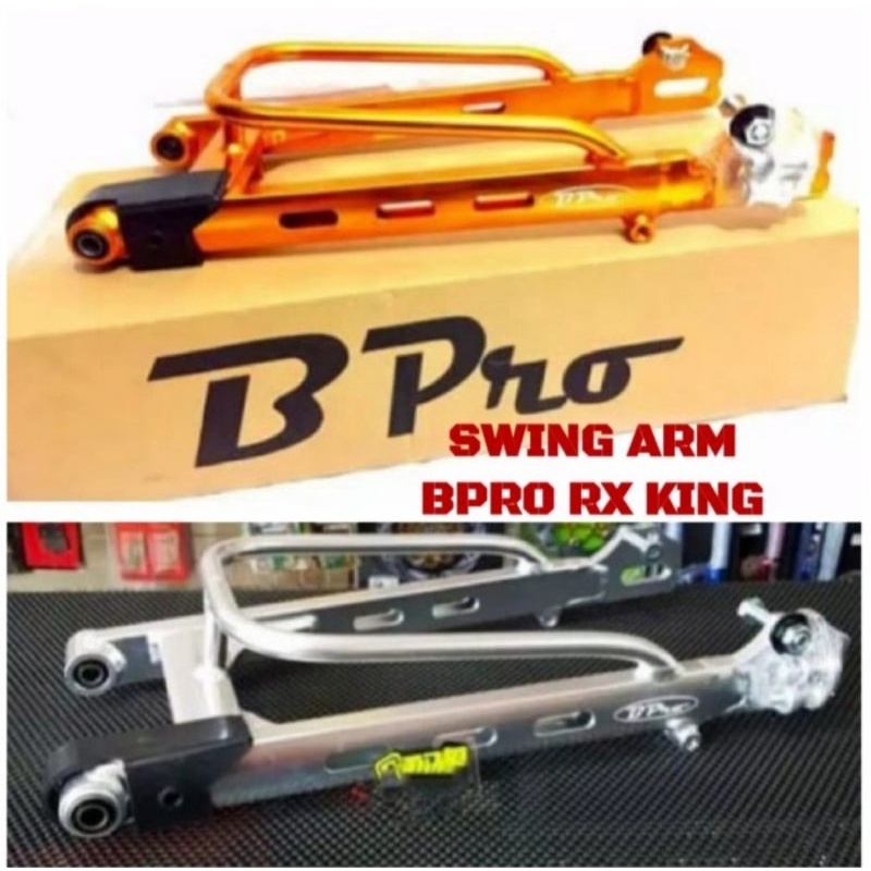 SWING ARM LENGAN AYUN BPRO RX KING RXK KOTAK BOLONG + STABILIZER GOLD SILVER ORIGINAL not aitech ait