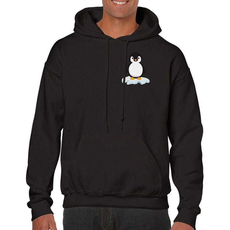 Sweater Hoodie Pinguin M-XL || Jumper hoodie Pinguin ( Pria &amp; Wanita )