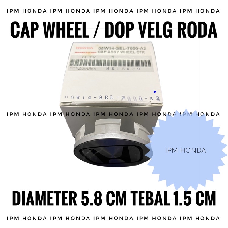 SEL Original Cap Dop Wheel Tutup Roda Velg Honda Jazz City Brio Thailand