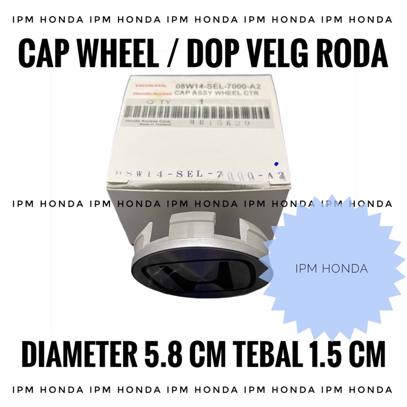 SEL Original Cap Dop Wheel Tutup Roda Velg Honda Jazz City Brio Thailand