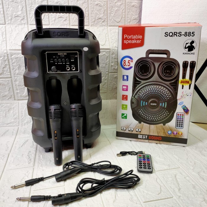 [CEV] Speaker Bluetooth Plus Mic Karaoke Speaker SQRS-890