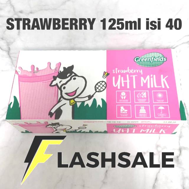 

susu greenfield greenfields strawberry 125ml